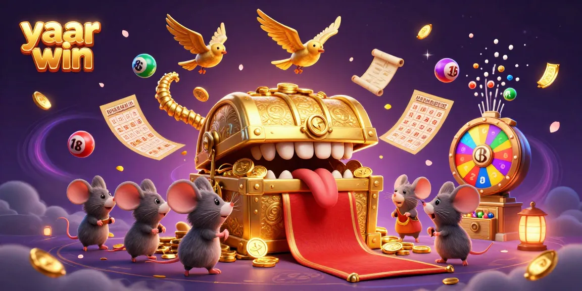 Experience thrilling lottery action with a vibrant scene depicting yaar win and dynamic game elements.