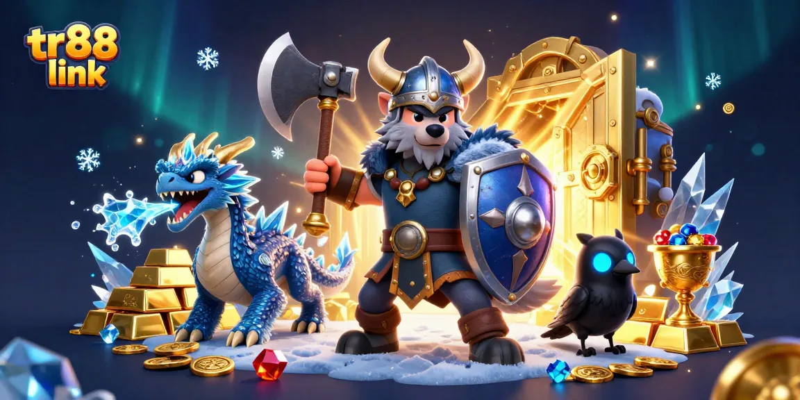 Experience the excitement of tr88 link with action-packed cartoon characters and dynamic casino elements.