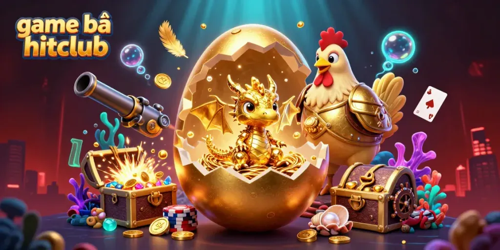 Experience thrilling moments in game bài hitclub with golden dragon rewards and vibrant casino elements.