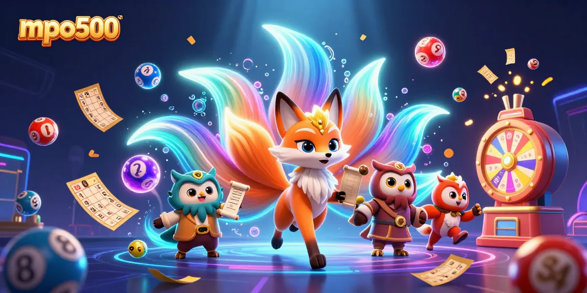 Join the excitement with mpo500 while playing lottery-themed games amidst vibrant animations.