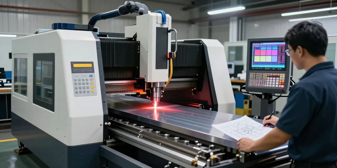 CNC press brake machine operation with advanced technology and innovation.